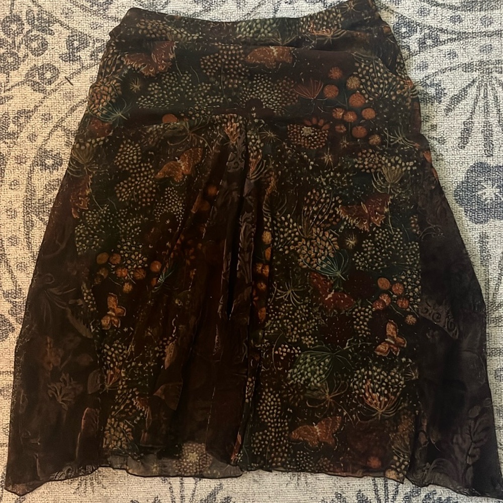 Canvasbacks vintage floral skirt